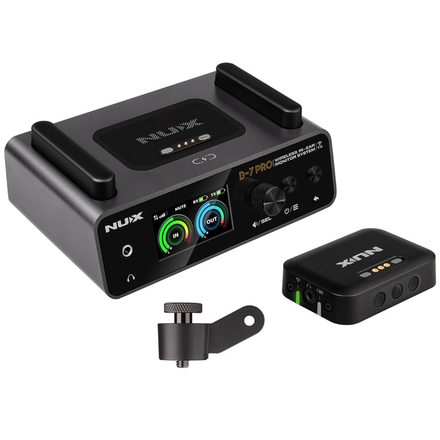 NUX B-7 PRO ワイヤレスイヤモニシステム Amazon.com: NUX B-7 Pro Stereo Wireless in-Ear Monitor